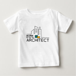 建築家があるために生まれて下さい ベビーTシャツ