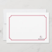 建築家とエンジニアリング写真卒業招待状 招待状 (裏面)