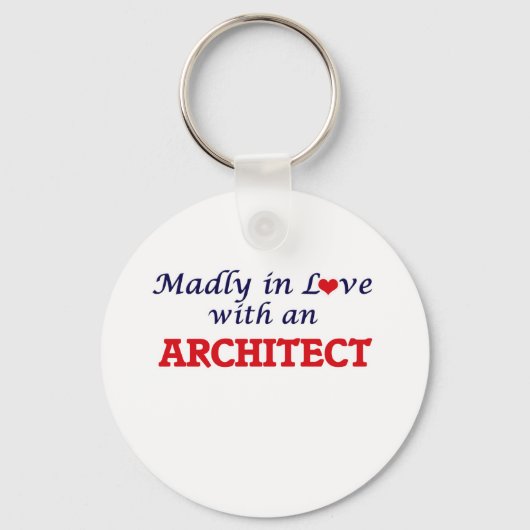 建築家に夢中になっている キーホルダー (正面)