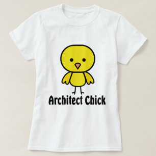 建築家のひよこ Tシャツ