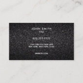 建築家のスローガンの名刺 名刺 (裏面)