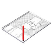 建築家のノートブック ノートブック (左側)