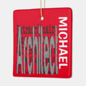 建築家の並外れたカスタム セラミックオーナメント (左)