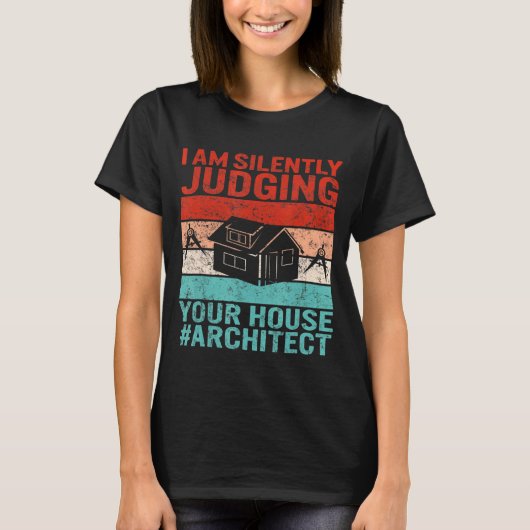 建築家の卒業建築専攻の審査 Tシャツ (正面)