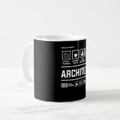建築家の取り扱い情報アーキテクチャMens Gift コーヒーマグカップ (正面左)