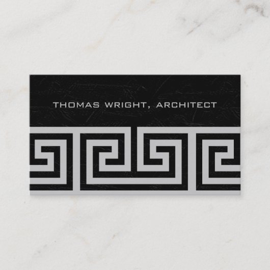 建築家の名刺 名刺 (正面)