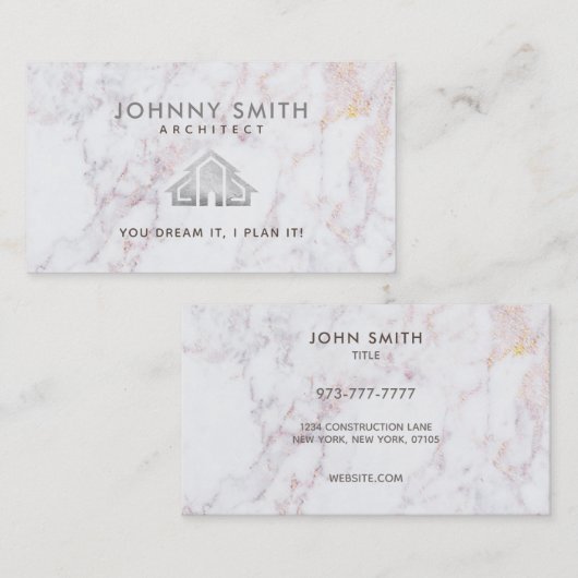 建築家の名刺 名刺 (正面/裏面)