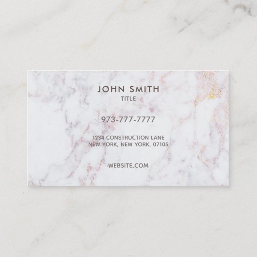 建築家の名刺 名刺 (裏面)