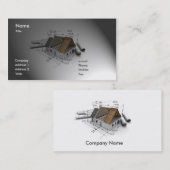 建築家の名刺 名刺 (正面/裏面)