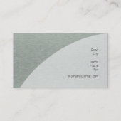 建築家の名刺 名刺 (裏面)