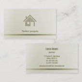 建築家の名刺 名刺 (正面/裏面)