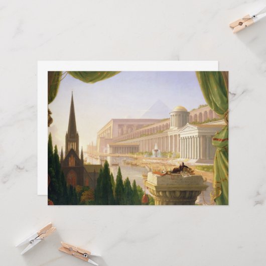 建築家の夢(Thomas Cole著) カード (正面/裏面インサイチュ)