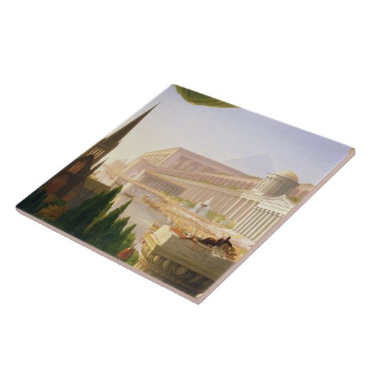 建築家の夢（Thomas Cole著） タイル (側面)