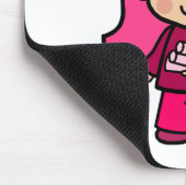 建築家の女の子 マウスパッド (コーナー)