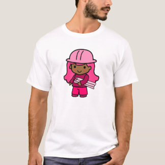 建築家の女の子 Tシャツ