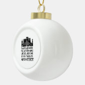 建築家の定義 セラミックボールオーナメント (右)