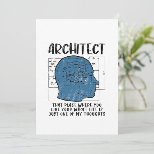 建築家の定義 招待状 (スタンド正面)