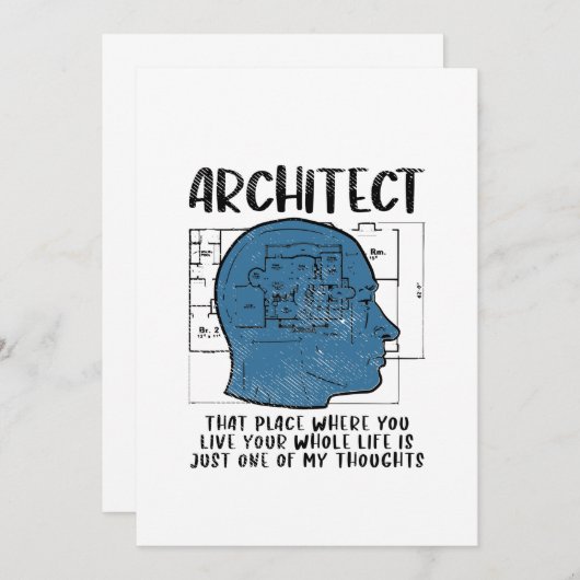 建築家の定義 招待状 (正面/裏面)