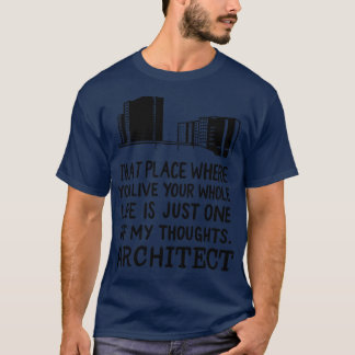 建築家の定義 Tシャツ