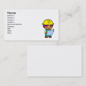 建築家の男の子 名刺 (正面/裏面)