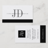 建築家の白いですか白利用できるレターヘッド- 名刺 (正面/裏面)