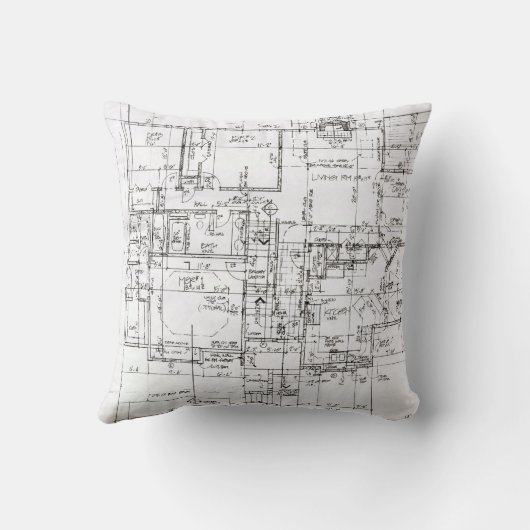 建築家の装飾用クッション クッション (裏面)