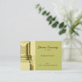 建築家の~のゴシック建築のデザイン 名刺 (スタンド正面)