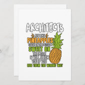 建築家はパイナップルのようだ。 シーズンカード (正面/裏面)