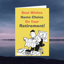 建築家または町のプランナー退職証明書 カード