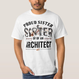 建築家を兄や弟に持つ誇り Tシャツ