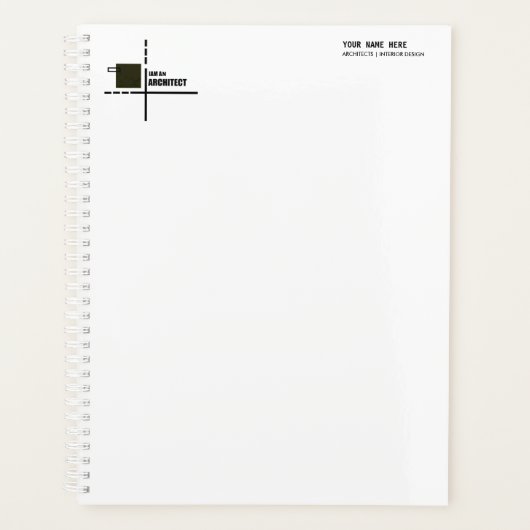 建築家を務める プランナー手帳 (正面)