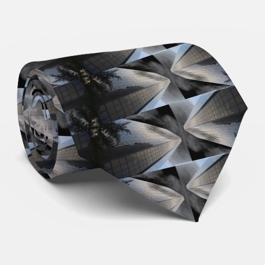 建築家を設計する建築の造りの陸標 ネクタイ (ロール)