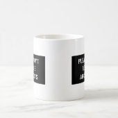 建築家を食べ物を与えないで下さい コーヒーマグカップ (中央)