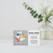 建築家エンジニア | 建築 | スチール 名刺 (スタンド正面)