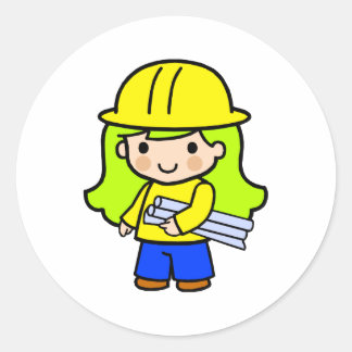 建築家ガール2 ラウンドシール