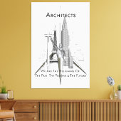 建築家キャンバス印刷 キャンバスプリント (インサイチュ (リビング))