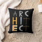 建築家ギフト建築の学生 クッション (ブランケット)