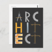 建築家ギフト建築の学生 ポストカード (正面/裏面)