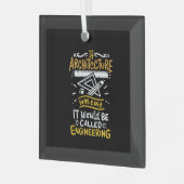 建築家ギフト ガラスオーナメント (正面左)