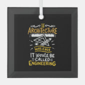 建築家ギフト ガラスオーナメント (正面)