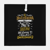 建築家ギフト ガラスオーナメント (裏面)