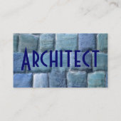 建築家サンドストーンブルーI 名刺 (裏面)