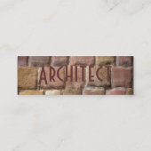 建築家サンドストーンI スキニー名刺 (裏面)