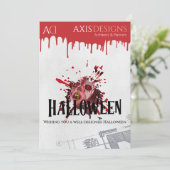 建築家ハロウィーンゾンビと血の挨拶 シーズンカード (スタンド正面)