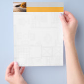 建築家フライヤー チラシ (手)