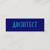 建築家ブルーサンドストーン スキニー名刺 (裏面)