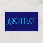 建築家ブルーサンドストーン 名刺 (裏面)