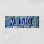 建築家ブルーサンドストーンI スキニー名刺 (裏面)