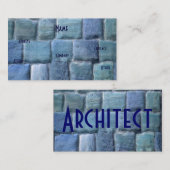 建築家ブルーサンドストーンI 名刺 (正面/裏面)