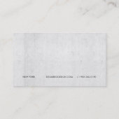 建築家プロフェッショナルグモダンレーコンクリートシンプル 名刺 (裏面)